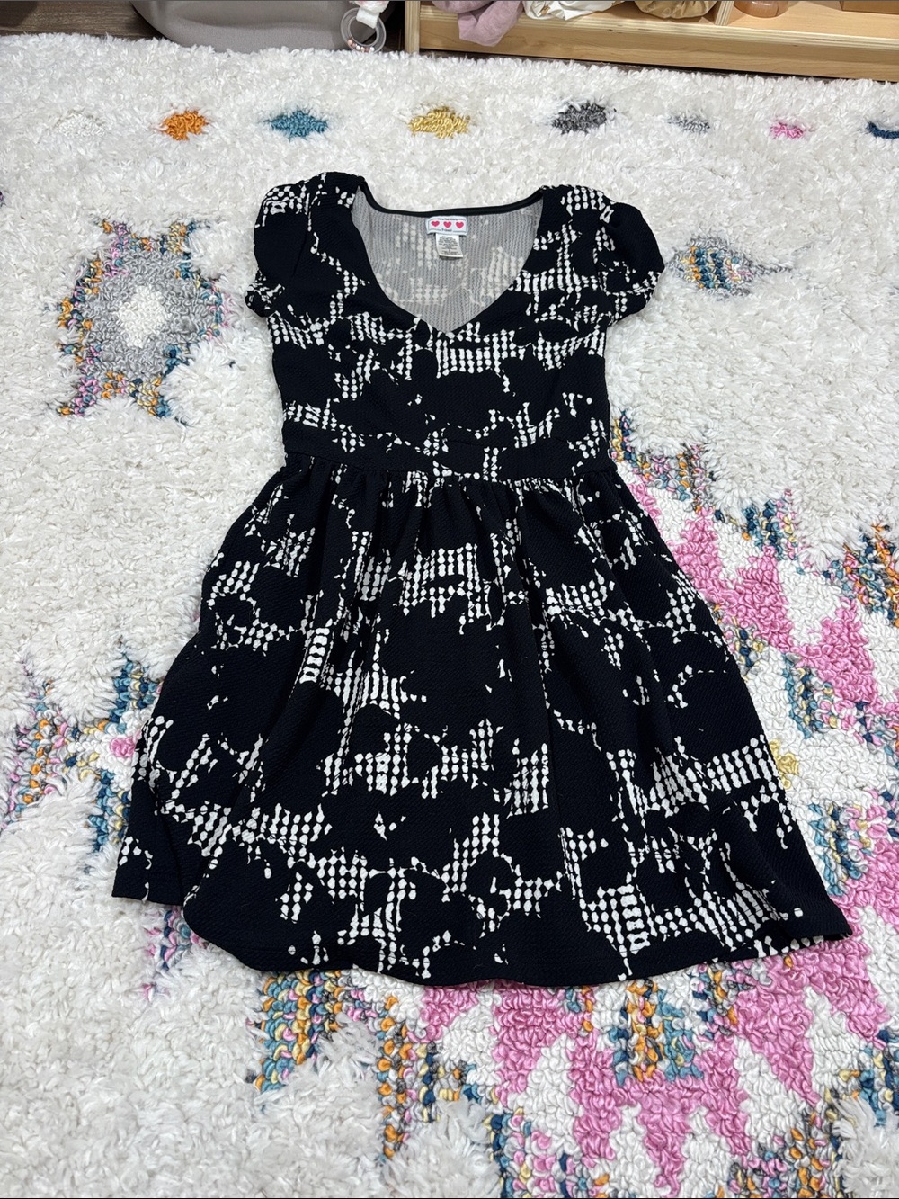 Three Pink Hearts Dress